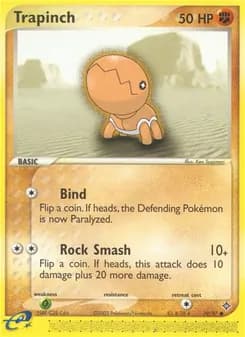 Trapinch card in English