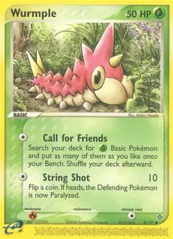 Wurmple card in English