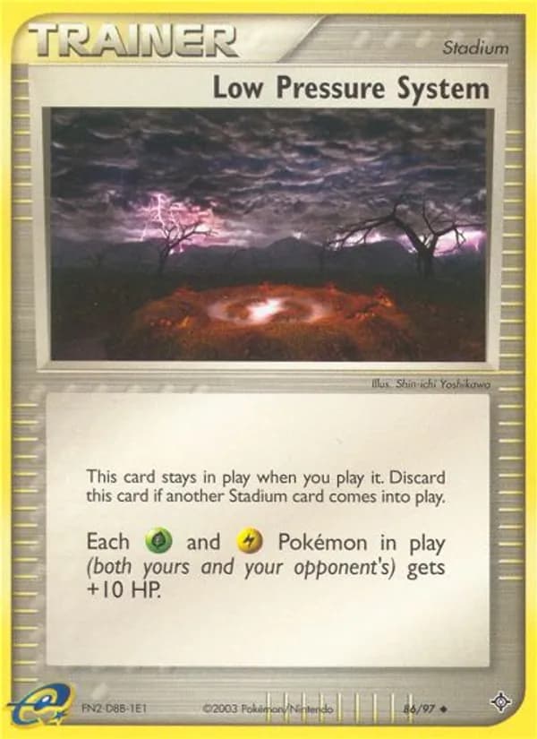 Low Pressure System card in English