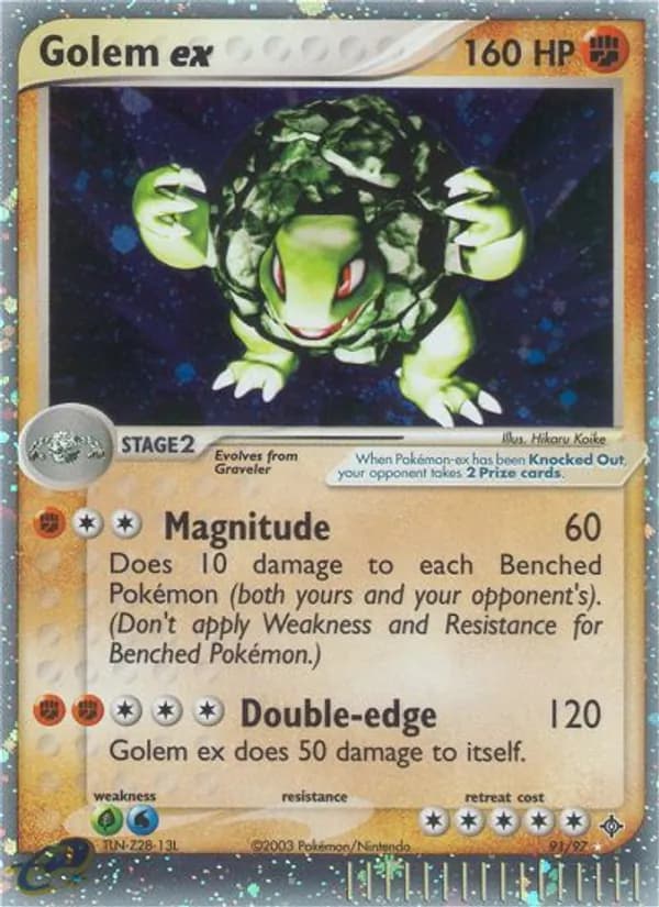 Golem ex card in English