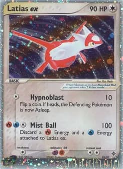 Latias ex card in English