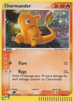 Charmander card in English