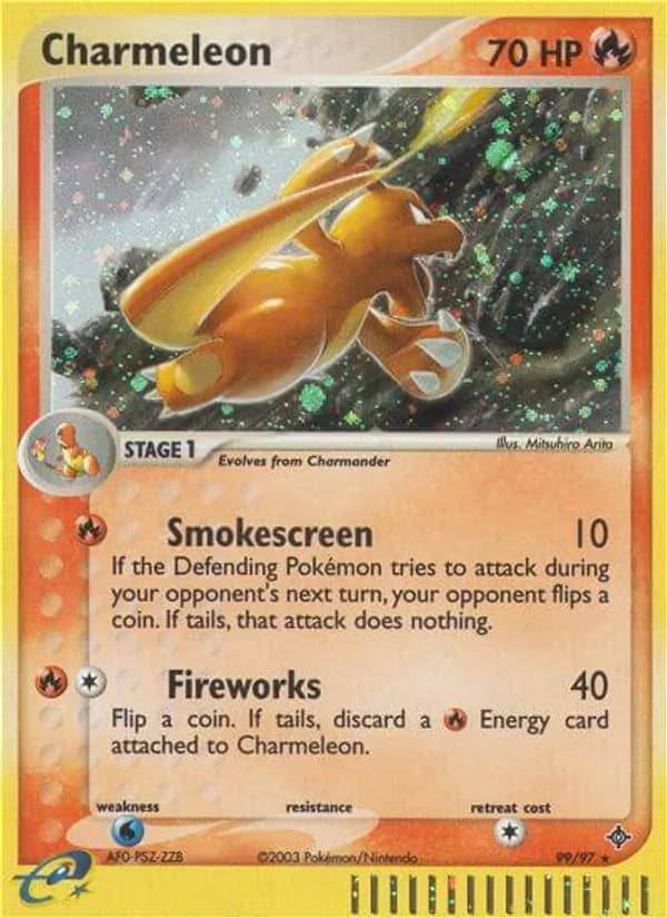 Charmeleon card in English