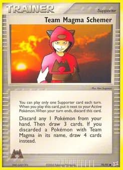 Team Magma Schemer card in English