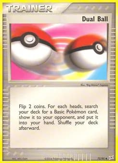 Dual Ball card in English