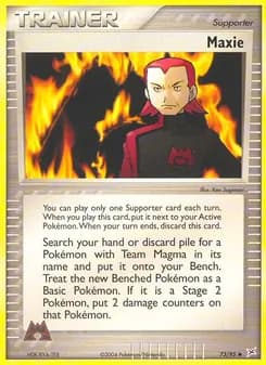 Maxie card in English