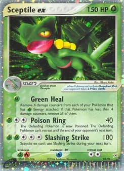 Sceptile ex card in English