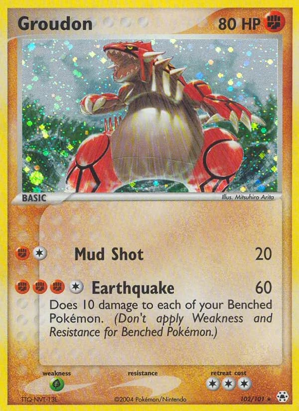 Groudon card in English