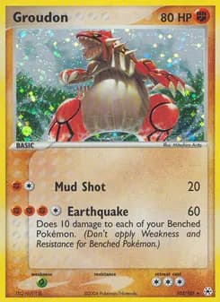 Groudon card in English