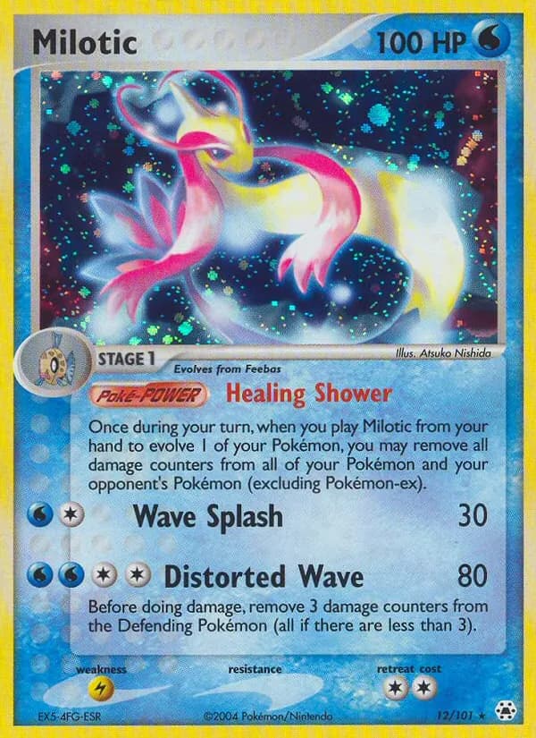 Milotic card in English