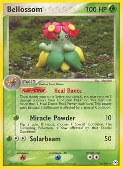 Bellossom card in English