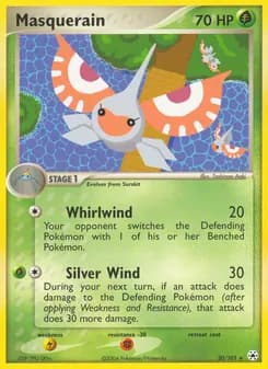 Masquerain card in English