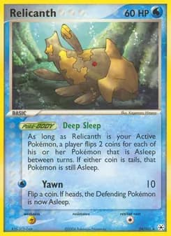 Relicanth card in English