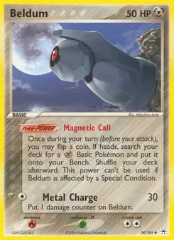 Beldum card in English