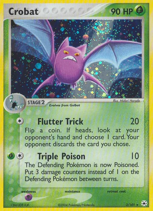 Crobat card in English