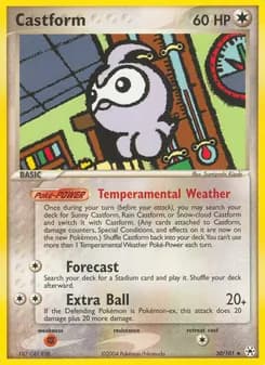 Castform card in English