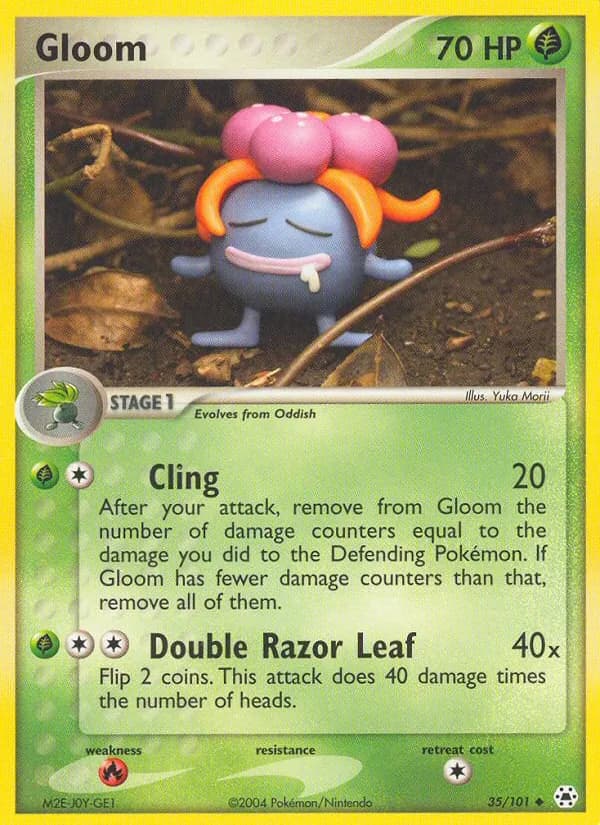 Gloom card in English