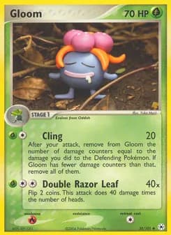 Gloom card in English