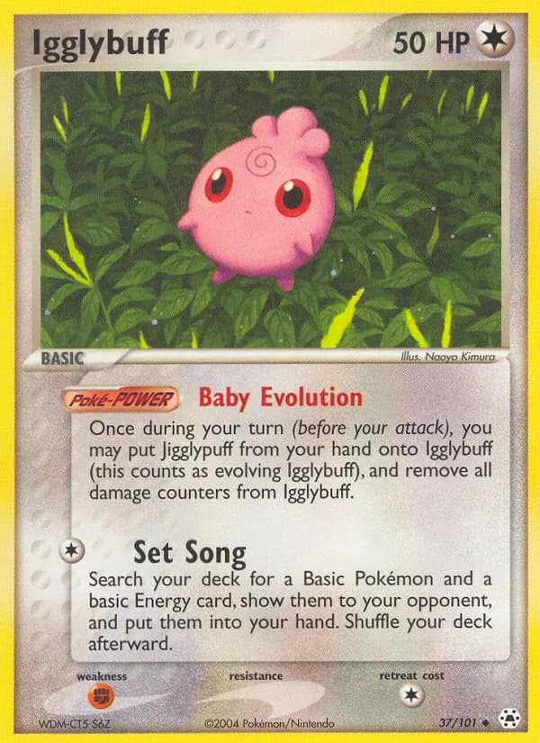 Igglybuff card in English