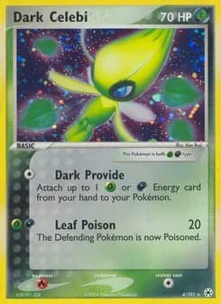 Dark Celebi card in English