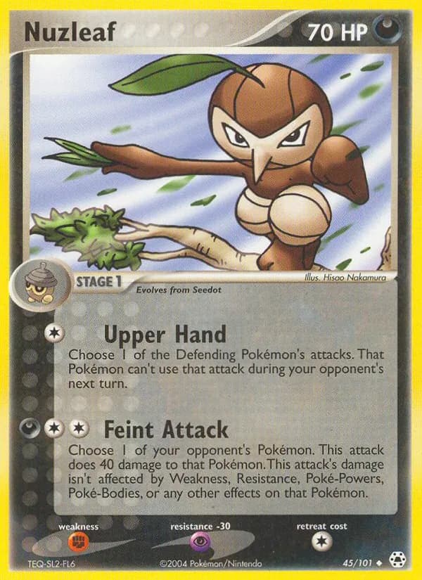 Nuzleaf card in English