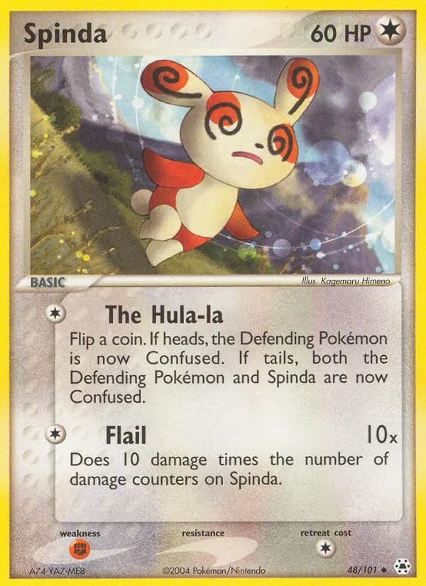 Spinda card in English