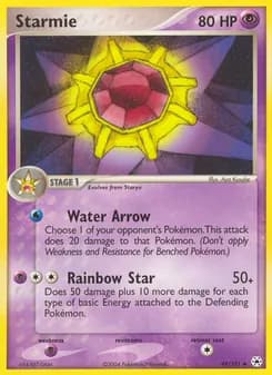 Starmie card in English