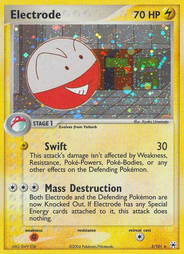 Electrode card in English