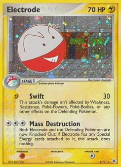 Electrode card in English