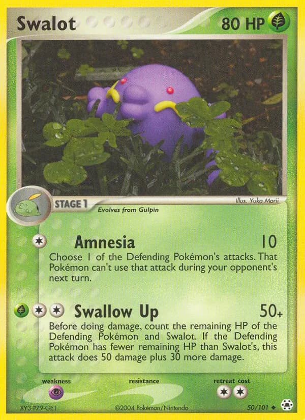 Swalot card in English