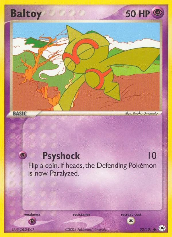 Baltoy card in English