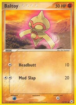 Baltoy card in English