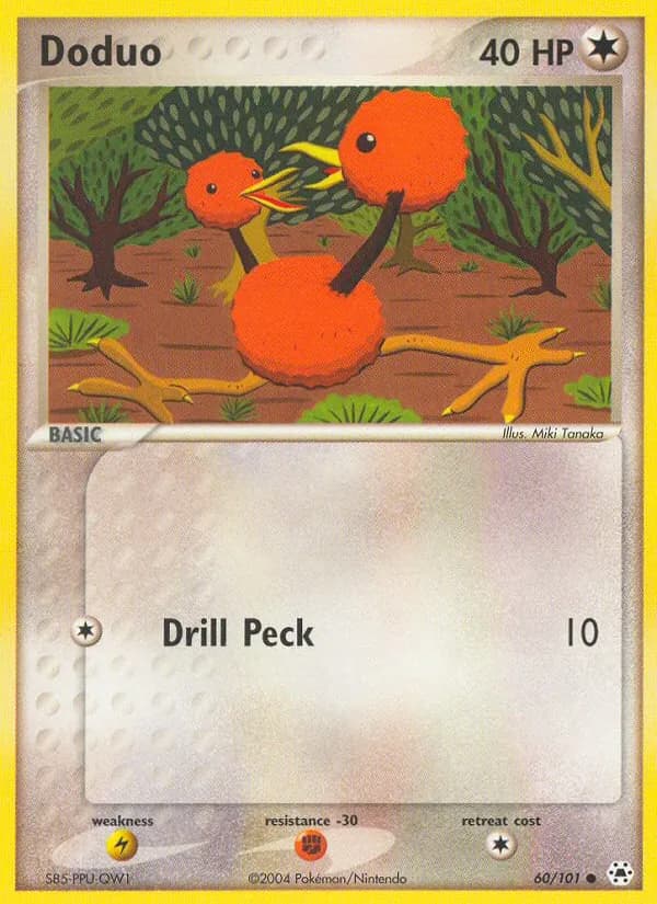 Doduo card in English