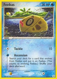 Feebas card in English
