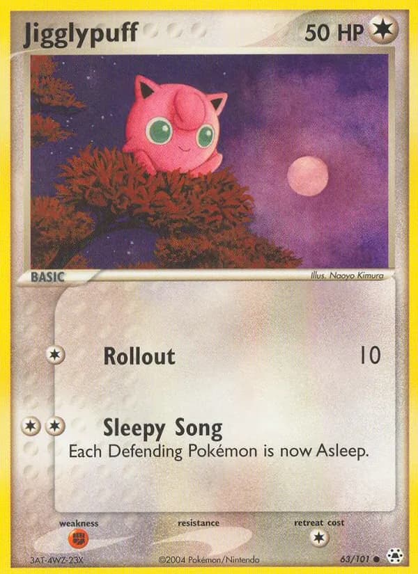 Jigglypuff card in English