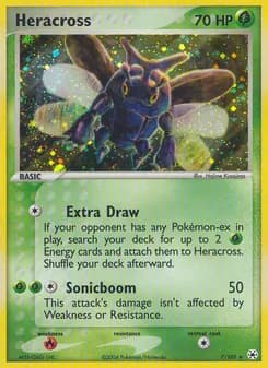 Heracross card in English