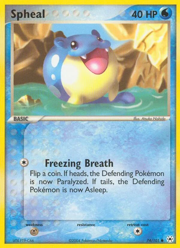 Spheal card in English