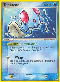 Tentacool card in English
