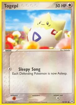 Togepi card in English