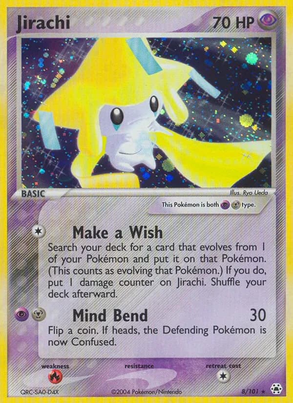 Jirachi card in English