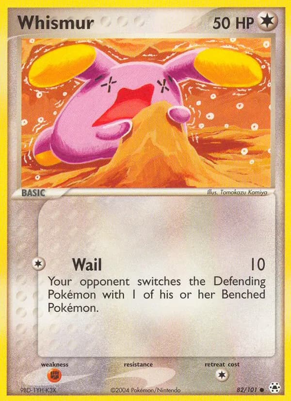 Whismur card in English