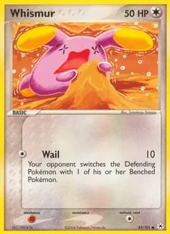Whismur card in English