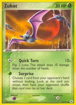 Zubat card in English
