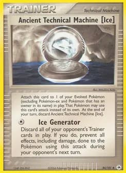 Ancient Technical Machine (Ice) card in English