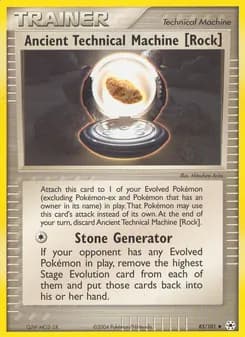 Ancient Technical Machine (Rock) card in English