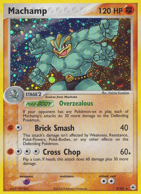 Machamp card in English