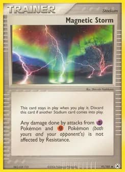 Magnetic Storm card in English