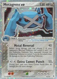 Metagross ex card in English