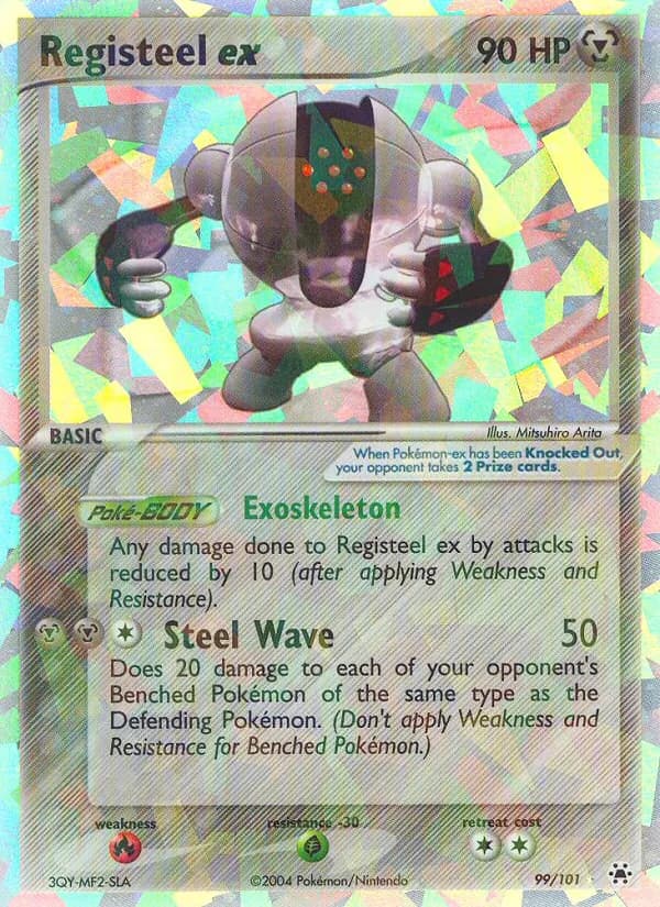 Registeel ex card in English