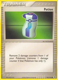 Potion card in English